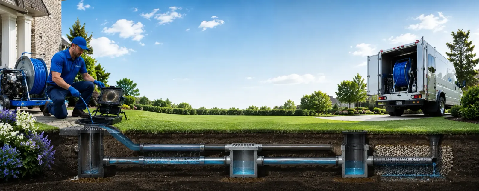 Outdoor drain cleaning information for Chittenden, VT